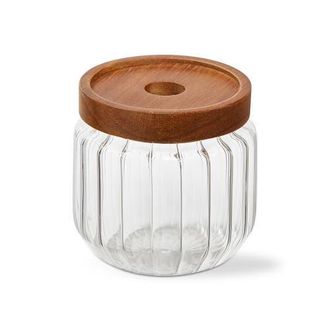 Tag Ribbed Glass Canister Small Clear Glass Everyday at Nordstrom