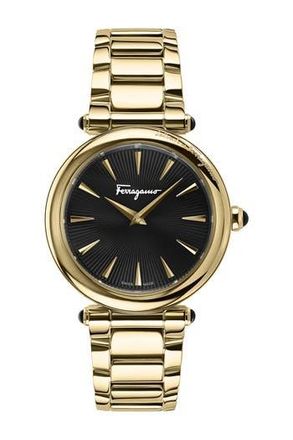 Ferragamo Womens Idillio Bracelet Watch, 36mm in Gold at Nordstrom Rack