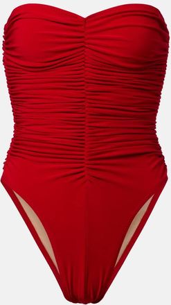 Norma Kamali Costume intero Marissa Slinky con ruches