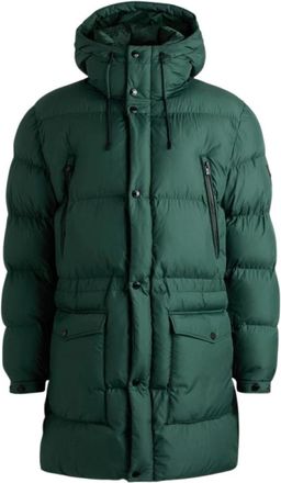 HUGO BOSS H-Condolo 2 - Heren - Parka Jassen - Groen - 2XL - Leer - Jassen