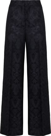 Etro Etro Womens Straight-leg Trousers - Black viscose - Size EU 38 (Womens)