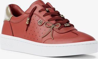 Michael Kors Scotty Embellished Leather Sneaker