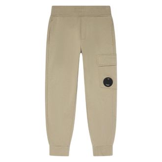 C.P. Company Beige Lens Pocket Joggers for Boys - male - C.P. Company - Sweatpants - Beige - 2 Y - Kids
