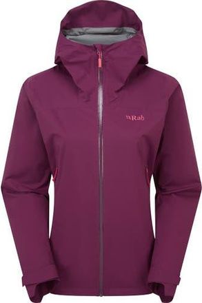 RAB Downpour Light Jacket - Womens in Mulberry at Nordstrom, Size X-Small