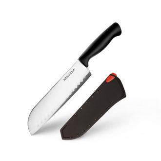KASANOVA Coltello santoku con affilatore Sharpy