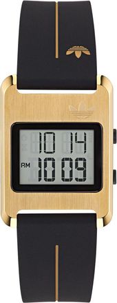 adidas Originals ADIDAS Originals Retro Pop Three Unisexs Black Watch AOST25534 Silicone - One Size