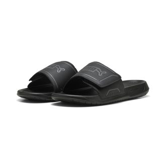Puma Unisex ROYALCAT Comfort 2 Slide Sandal, Black-Cool Dark Gray, 10 UK