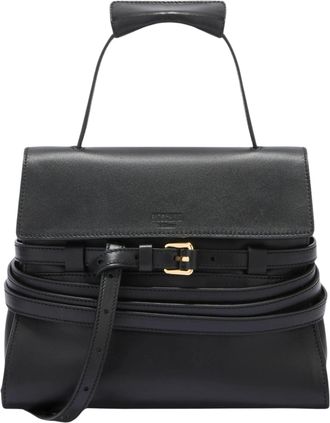 Moschino Borsa Nappa Leather Shoulder Bag