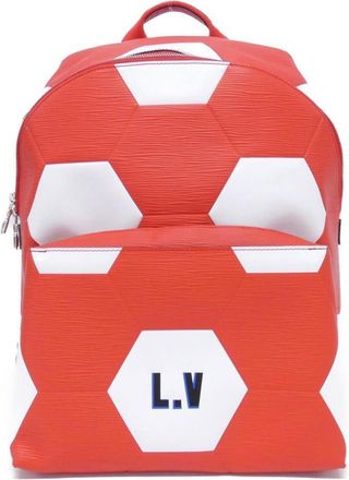 Louis Vuitton Rouge Leather Backpack (Pre-Owned)