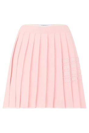 Thom Browne Pink Pleated Mini Skirt