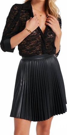 Bishop + Young Gisele Lace Blouse In Black