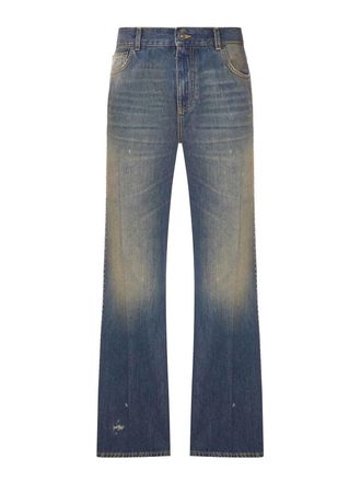 Amiri Vintage-Effect Jeans With Side Details