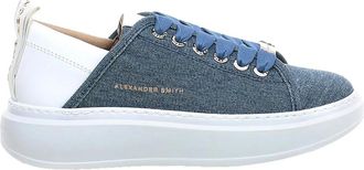 Alexander Smith Wembley Sneakers Avio White - Heren - Sneakers - Blauw - 40 EU - Schoenen