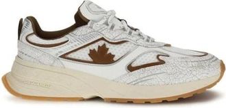 Dsquared2 Bos Taurus Athletic Sneakers - Heren - Sneakers - Wit - 44 EU - Leer - Schoenen
