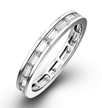 The Diamond Store Eternity Ring Lily Platinum Diamond 1.00ct H/Si