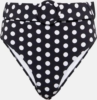 Alexandra Miro Ursula polka-dot bikini bottoms