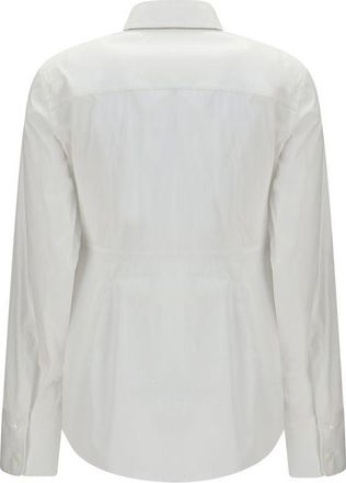 Brunello Cucinelli Cotton-Blend Shirt - White
