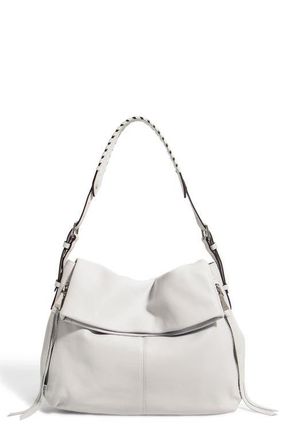 Aim&eacute;e Bali Double Entry Bag in Cloud W/Shiny Gold at Nordstrom