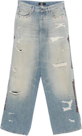 Amiri Jeans con effetto vissuto - Blu