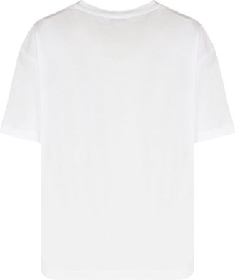 Toteme Womens T-Shirt Cotton Blend White Lyocell T-Shirts & Jerseys