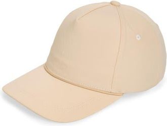 Nordstrom Cord Trim Baseball Cap in Sand at Nordstrom
