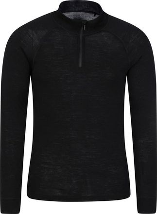 Mountain Warehouse Merino II Base Layer Top in Black at Nordstrom, Size Xxx-Large