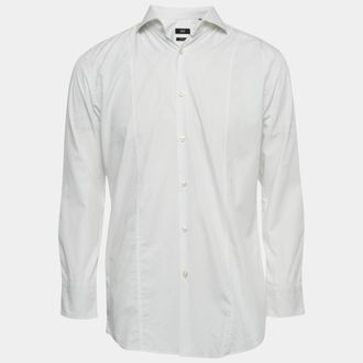 HUGO BOSS Boss By Hugo Boss White Cotton Slim Fit Philip Shirt