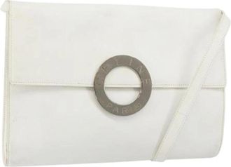 Celine Pre-owned Vintage Clutch - Dames - Vintage Clutch - Wit - ONE Size - Leer - Vintage