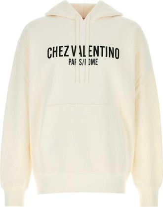 Valentino Garavani Ivory Cotton Sweatshirt