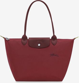 Longchamp Shopper aus recyceltem Canvas-Material Le Pliage Green M