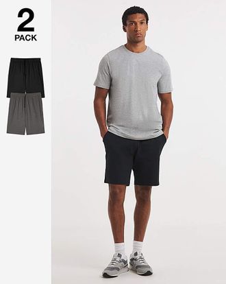 Jacamo Pack 2 Jersey Lounge Shorts