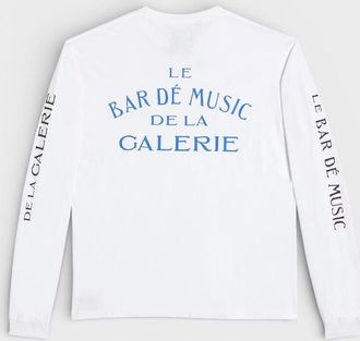 Gallery Dept. Mens Le Bar Shop L/S Tee White - Size: 42