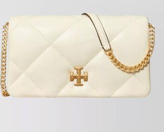 Tory Burch wallets quilted design nylon silk chain strap