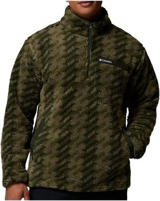 Columbia Rugged Ridge High Pile Half Zip Fleecepullover f&uuml;r Herren | oliv