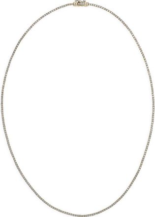 Lana Jewelry 14K Gold Skinny Diamond Tennis Necklace in Yellow Gold at Nordstrom, Size 16