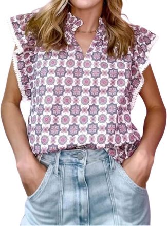 M&eacute;lissa Nepton Havanna Blouse In Persian Star