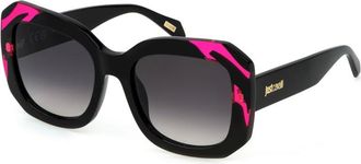 Just Cavalli Grey Gradient Square Ladies Sunglasses SJC085 09P2 54