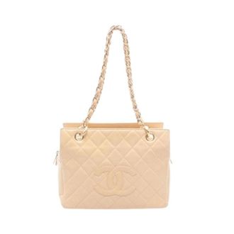 Chanel Pre-owned Vintage Schoudertas - Dames - Pre-owned - Beige - Maat: ONE Size Leer