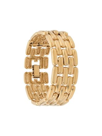 Givenchy Bracciale Watchband Statement anni 80 - Oro
