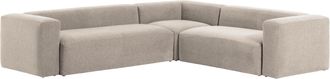 K Home Grosses Design-Ecksofa Klocks 320 x 290 cm - Beige