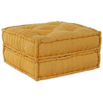vidaXL Sof&aacute; Modular De Tela Amarillo 70x70x36 Vidaxl
