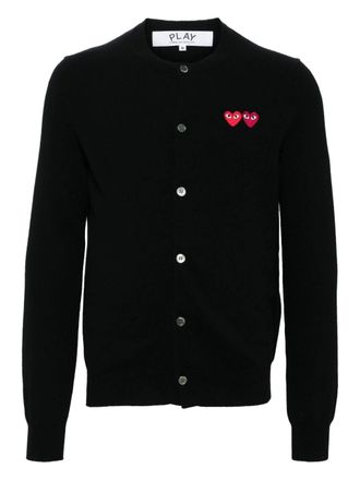 Comme Des Gar&ccedil;ons U Girocollo Doppio Emblema Bordeaux Maglia