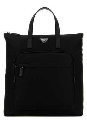 Prada Black Re-nylon Tote Bag