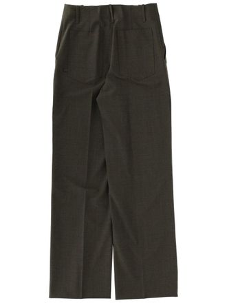 Circus Hotel Virgin Wool Trousers - Green
