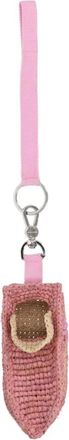 Patou Raffia Boot Charm - Dames - Sleutelhangers & Tashangers - Roze - ONE Size - Accessoires