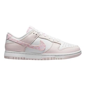 Nike Fitness, Heren, Roze, 42 EU, Leer, Dunk Low Essential Paisley Pack Roze Sneakers