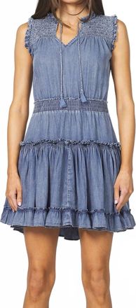Dear John Denim Melodie Mini Dress In Independence Blue
