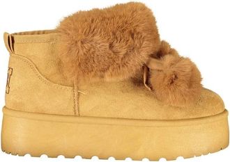 Laura Biagiotti Schoenen, Dames, Bruin, 39 EU, Polyester, Enkellaarsje