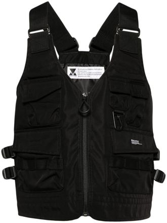 Makavelic Squad Command 2Way utility vest - unisex - Polyester/Nylon - One Size - Black