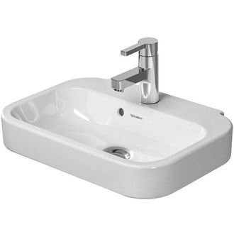 Duravit Duravit - Lavabo Con Enjuague Manual 50cm Happy D.2 Con Rebosadero